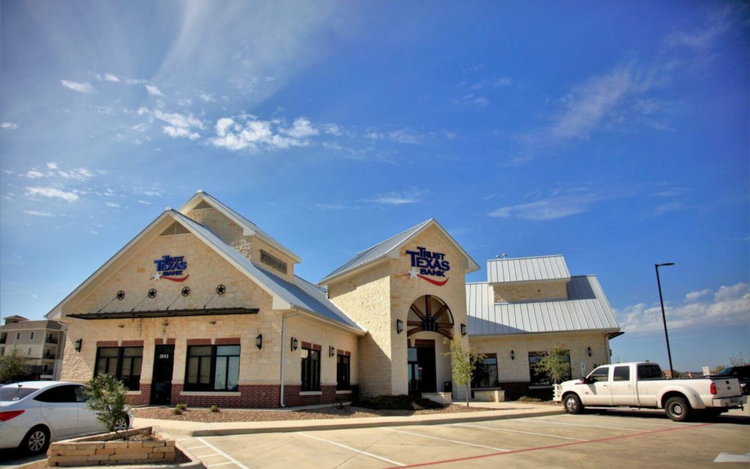 Front & Halo Lit Channel Letter Signs – Trust Texas Bank