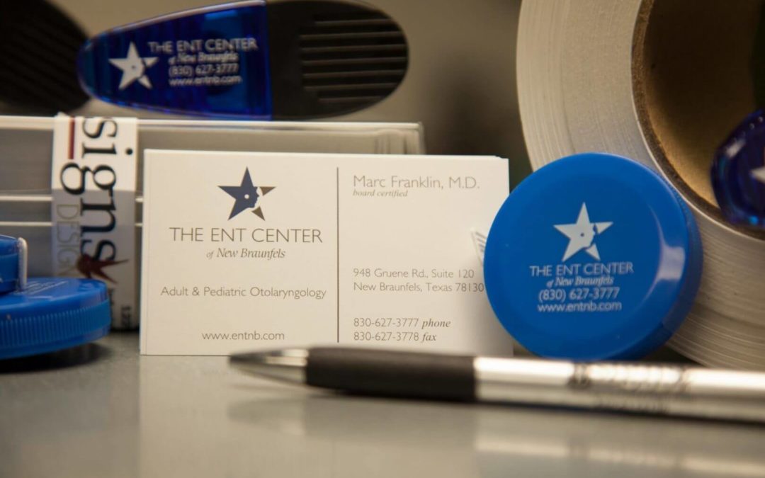 Customizes Promo Items, Business Cards, Pens, Decals – The ENT Center of New Braunfels