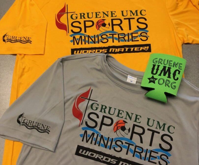 Screenprinted Shirts & Koozies – Gruene United Methodist Church